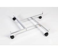 4 Way Grid Base + Wheels Gridwall Panels Mesh Wall Retail Shop Display