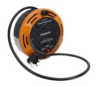 4 Way Heavy Duty Extension Lead Reel Maximum Load - 13 Amp 5 Metres Long with UK 3 Pin Plug