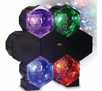 4 WAY LED DISCO LIGHTS with BUILT IN BLUE TOOTH SPEAKER for HOME PARTY etc