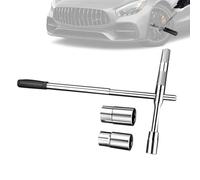 4 Way Lug Wrench Slip Wheel Nut Remover with Removable Base | Multipurpose Tyre Tools for Trucks, Off-Roads and Repair Shops | Portable Puncture Repair Devices