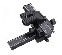 4 Way Macro Focusing Rail Slider with 1/4" Mounting Screw for Close-up Shooting with Quick Release Plate,Premium Dual 4Way Macro Focusing Rail Slider,Close-Up Shooting