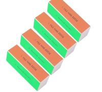 4-Way Nail Buffer Block, Gentle Nail File for Natural & False Nails, Buff, Smooth & Shine, Portable Manicure Tool for Home & Travel (4PCS)