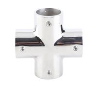 4 Way Pipe Fitting 316 Stainless Steel 25mm 1 Inch 90 Degree Hardware Accessories for Plumbing and Industrial Applications