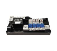 4-Way Power Distribution Block 2-In 4-Out with LED Display