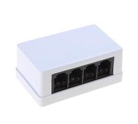 4-Way RJ45 to RJ11 Adapter Netword - Phone Converter for Home and Office Use for Clear and Reliable Communication