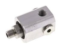 4-way Rotary Joint G1/4'' Aluminium NBR 10bar (140.5psi)