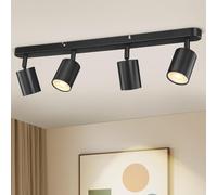 4 Way Spotlight Ceiling Light Adjustable, GU10 LED Ceiling