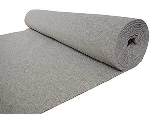 4 Way Stretch Carpet - Mid Grey Van Carpet Lining Including High Temperature Adhesive Glue Spray (2M Width, Suitable For Camper Conversions, 2M X 2M Trim With Spray on Both Sides)