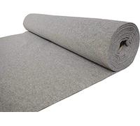 4 Way Stretch Mid Grey Carpet - Van Lining, Includes High Temp Adhesive Glue Spray, 2M Width, Camper Conversion, Car Rug, Underlay Trim (3M X 2M & X3 Glue)