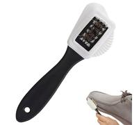 4-Way Suede Cleaning Brush for Boots & Shoes - Nubuck Cleaner Tool - Restores Texture, Removes Dirt Gently - Deep Clean for Suede Footwear - Shoe Care Essential