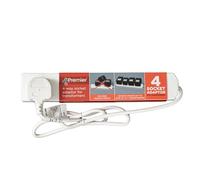 4 Way Transformer Plug Extension Cable with 40cm Lead Wire