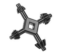 4 Way Universal Drill Press Chuck Key Multi- function Universal Drill Wrench Cross Key Combination for Drill Power Tools Accessories, 16mm/18mm/19mm/27mm