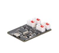 4 Way USB to TTL Serial Port Module, Type C USB to TTL Serial Adapter Board with LED Indicator, 3.3V 400mA Power Supply for Multi Device Debugging and Development