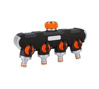 4-Way Water Distributor With 4 Individual Valve Controls For Customized Water Management In Residential Green Spaces(A)