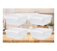 4 Wham Food Storage Container 10L Box Large Food Tub 32.5cm x 13cm