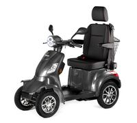 VELECO FASTER with Adjustable Captain Seat The Ultimate Mobility Scooter Fully assembled Disability Aid (GRAY)