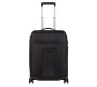 4 wheel cabin suitcase- unisex- Piquadro- Cabin Bags- Black- ONE SIZE- Suitcases ONE SIZE