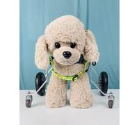 4-Wheel Disabled Dog Wheelchair - Full Support Cart for Small Dogs & Cats, Front & Back Leg Mobility Aid, Pet Walker for Enhanced Movement (Size L Widen)