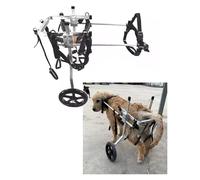 4-Wheel Dog Wheelchair - Full Support Mobility Aid for Paralyzed Elderly or Disabled Dogs - Assisted Walking Stroller for Front & Back Leg Rehabilitation