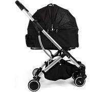 4 Wheel Dogs Strollers for Medium Small Dogs, Upgraded Pet Stroller Cat Strollers with Detachable Carrier, Breathable Carriage Car Seat Large Capacity Net Loading 20kg