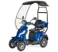 4 Wheeled ELECTRIC MOBILITY SCOOTER 1000W VELECO FASTER with Canopy