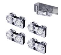 4 Wheel P2750-EG Trolley Assembly Light Duty Electric Hoist Trolley Roller for use with 1-5/8" Wide or All 1-5/8" or Taller Strut Channel,Unistrut Accessories,Superstrut (4 Packs)