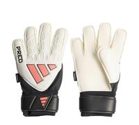 (4, White/Black) Adidas Childrens/Kids Predator Match Fingersave Football Goalkeeper Gloves