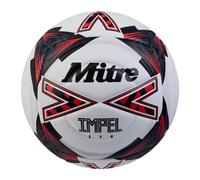 (4, White/Black/Red) Mitre Impel Evo Football