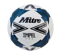 (4, White/Black/Tidal Teal) Mitre Impel One 24 Football