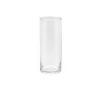 4" Wide 10" High Large Hand Blown Sturdy Clear Cylinder Glass Vase, Centerpiece Flower Vase for Rose, Tulip, Boquets, Hurricane Candle Holder Sizes: 4" Dia 10" (1, 4"x10")