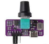 4-Wire for pwm Fan Controller 12V Boost Converter for PC Case Cooling Quiet Performance Purple PCB(B)