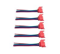 4 Wire Motorcycle Starter Relay Igniter Switch Harness Electrical Connector Plug Compatible With CB CB CBR CRF VT VR Models(5 Pcs)