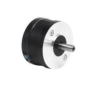 4-Wire NEMA15 Round Thin Stepping Motor 0.45A Body Length 20/22mm Step Angle 1.8° Double Hollow Shaft 90mN.m 1Pcs(36X20mm Nema15-2)