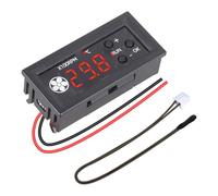 4-Wire Temperature Controlled Fan Governor 12V 3A, Noise Reduction Module with Adjustable Speed & Probe Probe