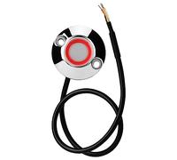 4 Wires iButton Probe Dallas Reader with LED Indicator Light for Door Entry | Zinc Alloy iButton Dallas Probe Reader, Flush Mount Access Control Sensor LED Indicator Reader for Home & Commercial