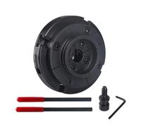 4" Wood Lathe Chuck 100mm 4 Jaw Self Centering - High Precision Woodturning Tool for DIY Woodworking Projects 1 Set(M18 X 2.5)