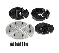 4" Wood Lathe Chuck Step Jaw - High Precision CNC Steel for Enhanced Clamping and Easy Installation 1pc(Flat Jaw)