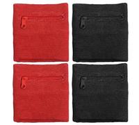 4 Wristbands, Classic And Fashionable, Simple Solid Color, Key Change Wrist Bag, Universal For Men And Women, And Personalized Fitness And Sports Wristband.