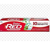 DABUR NATURAL AYURVEDIC RED HERBAL TOOTHPASTE 200g Pack of 2