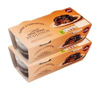 4 x 100g Individual Small Sticky Toffee Sponge Pudding Desserts, Buttery Brown Sugar Sponge with a Sticky Toffee Sauce, Steam or Microwave, 400g