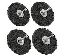 4 x 100mm Clean and Strip Disc Rust Paint Welding Spatter Removal 6mm Shank