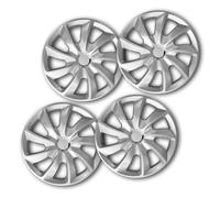 4 x 16 Inch WHEEL TRIMS 16" HUB CAPS HQ ABS Plastic Universal Push-In NRM086