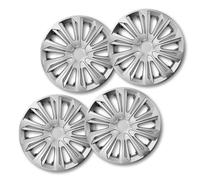 4 x 16 Inch WHEEL TRIMS 16" HUB CAPS HQ ABS Plastic Universal Push-In NRM086