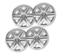 4 x 14 Inch WHEEL TRIMS 14" HUB CAPS HQ ABS Plastic Universal Push-In NRM092