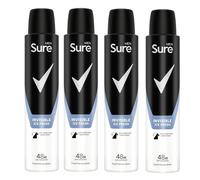 Sure Men Invisible Ice Fresh Anti Perspirant Aerosol Spray Deodorant Pack6x200ml