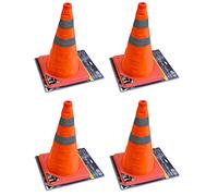 4 X 18" COLLAPSIBLE PULL OUT POP UP SAFETY EMERGENCY ACCIDENT TRAFFIC ROAD CONES