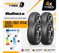 4 X 185/60R14 82H ROTALLA SETULA E-RACE RH02 185 60 14 1856014 NEW TYRES