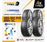 4 X 185/60R15 88H XL LANDSAIL WINTER LANDER 185 60 15 1856015 NEW TYRES