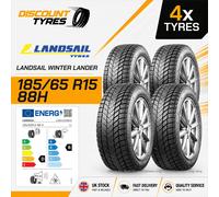 4 X 185/65 HR15 88H LANDSAIL WINTER LANDER NEW TYRES