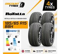 4 X 185/65R15 88H ROTALLA SETULA 4 SEASON RA03 185 65 15 1856515 NEW TYRES